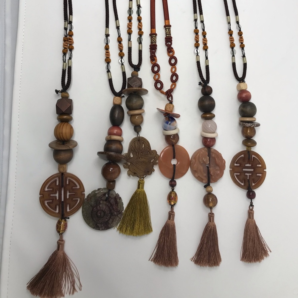 6 Medallion Necklaces